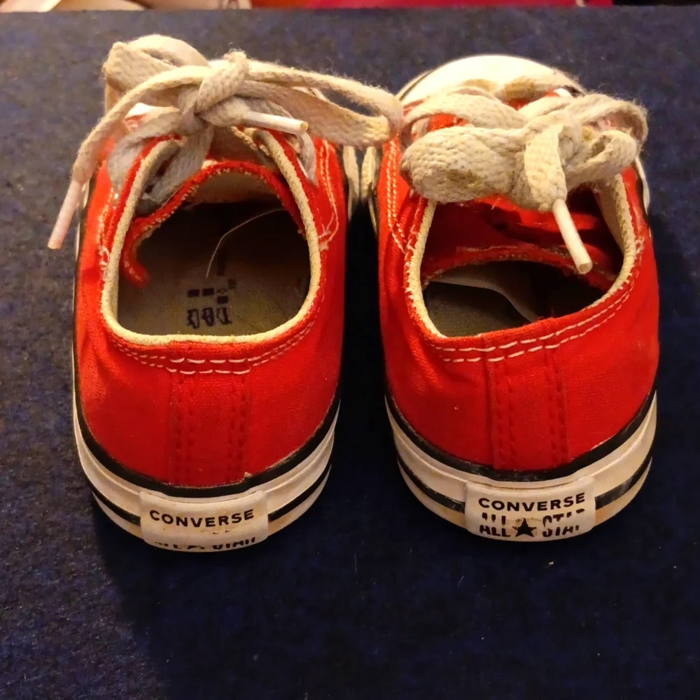 Converse Kids Red Canvas Sneakers